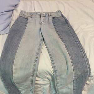 Pacsun women’s two tone mom jeans